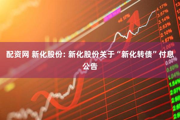 配资网 新化股份: 新化股份关于“新化转债”付息公告